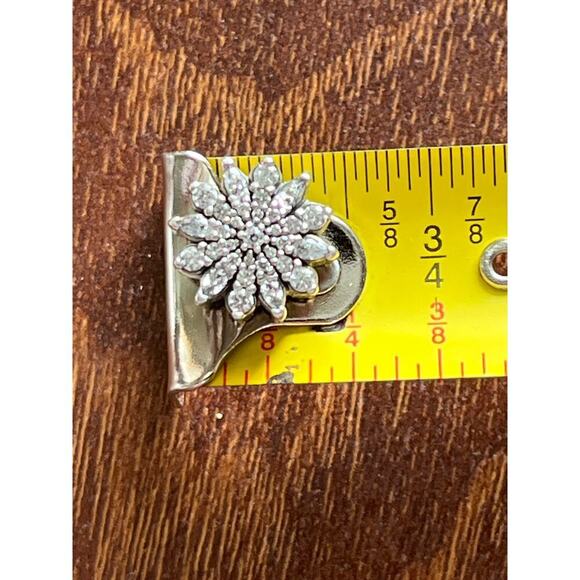 Authentic Pandora Ice Crystal Sterling Silver Charm 925 ALE Retired - Picture 4 of 4